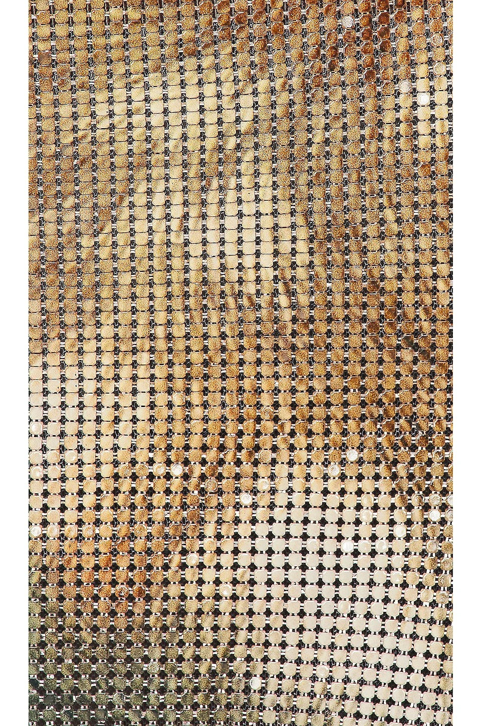 Metallic Gold and Silver Mini Skirt with Side Slits